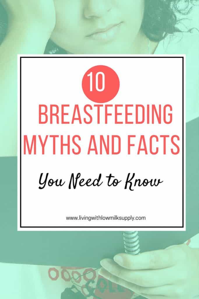 If you are new to breastfeeding, you need to know these breastfeeding myths and facts. Believing on one of these myths can ruin your breastfeeding relationship. Click over to read the details and get more breastfeeding tips.