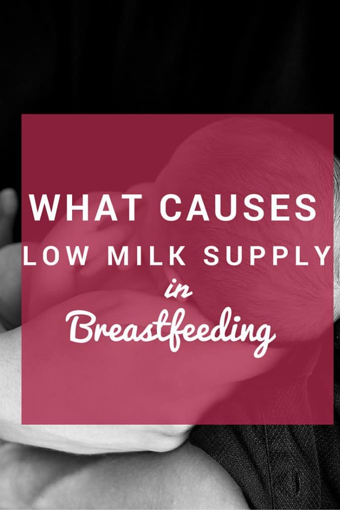 what causes low milk supply in breastfeeding part3