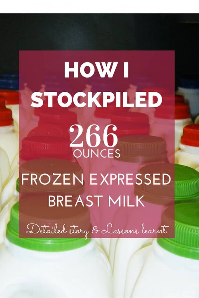 how to stockpile breast milk story