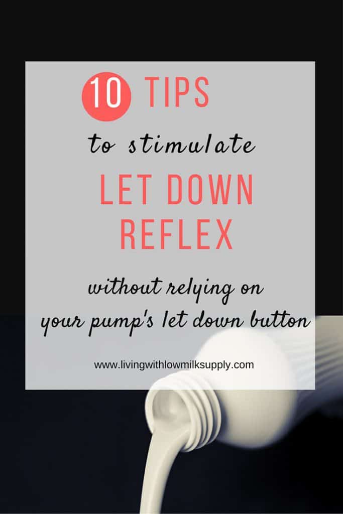 how to stimulate let down reflex